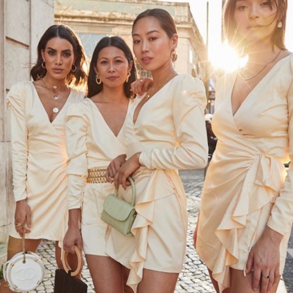 SONG OF STYLE WRAP MINI DRESS - Picture 3 of 8